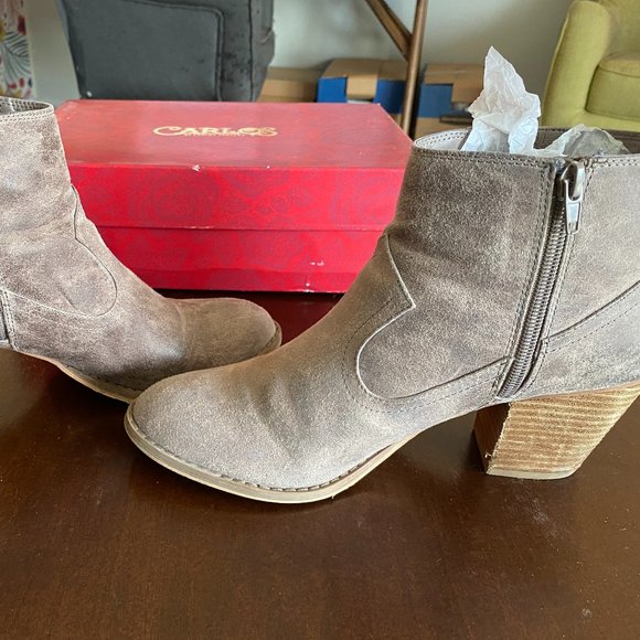 Carlos Santana Tan Booties - Picture 1 of 4